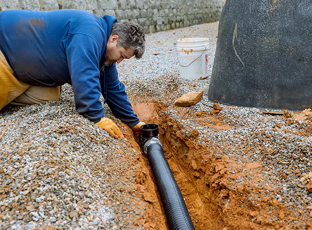 Sewer Pipe Burst Replacement in Caledon, Ontario